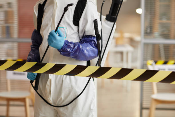 Professional Unattended Death Cleanup technician working in Muir, MI